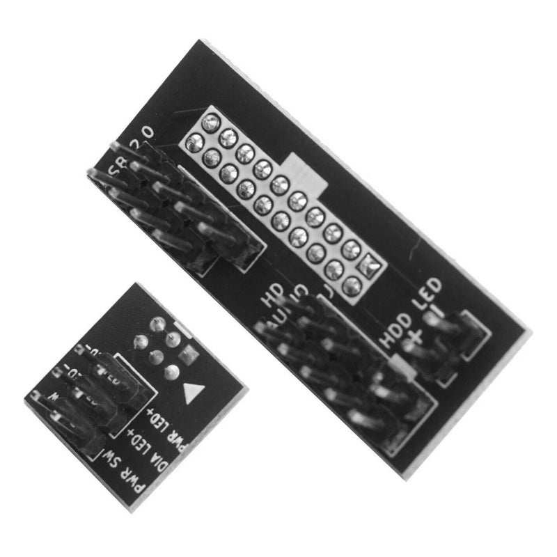 Front panel connector adapter for Dell Optiplex 7010, 9010, 7020, and Precision T1700